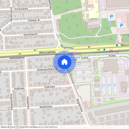 ul. Mogileńska, os. Warszawskie, Nowe Miasto, Poznań, wielkopolskie