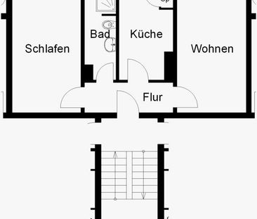 Ab sofort: Moderne 2-Zimmer Wohnung nahe Stadtpark - Photo 6