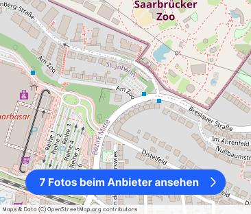 Zentrale 3 ZKB Wohnung in Saarbrücken im 1.Obergeschoss mit Aufzug. - Foto 1