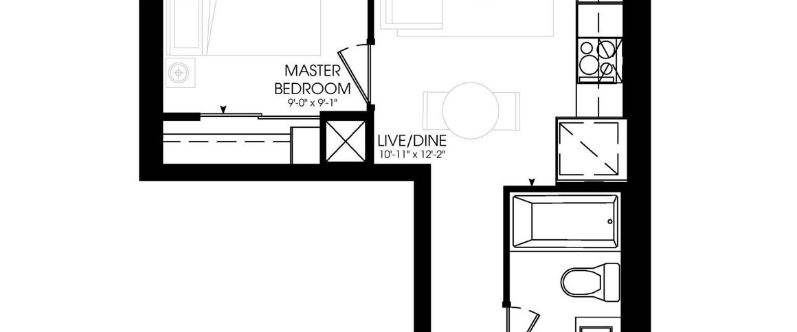 For Lease - 280 Dundas Street Unit# 805, Toronto, Ontario - Photo 1