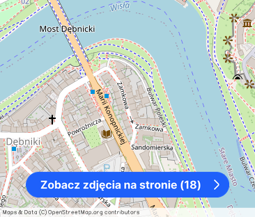 Jasne mieszkanie 56m2, 3 pokoje w samym sercu Krakowa, m. postojowe – zdjęcie 1