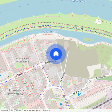 ul. Zakładowa, Kleczków, Psie Pole, Wrocław, dolnośląskie