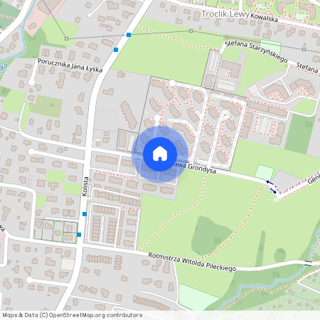 ul. Janisława Grondysa, Kamienica, Bielsko-Biała, śląskie