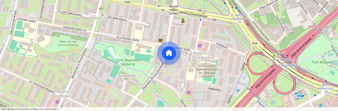 ul. Zbigniewa Romaszewskiego, Słodowiec, Bielany, Warszawa, mazowieckie