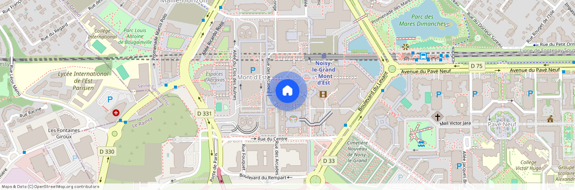 Rue du Centre et Rue de la Closerie 93160 Paris