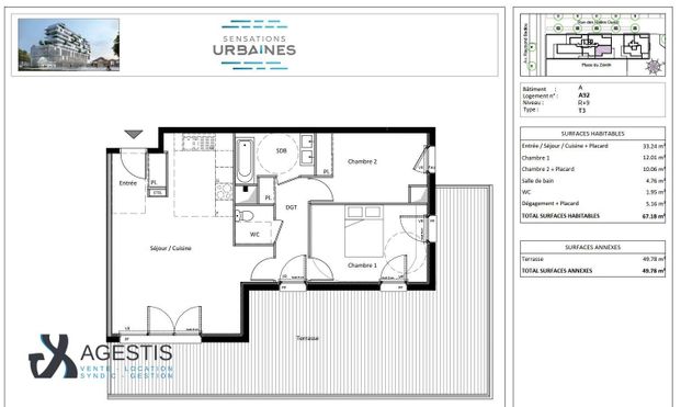 APPARTEMENT T3 67M - Photo 1