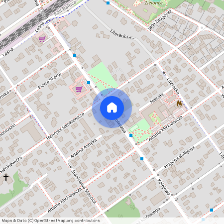 ul. Kolejowa, Zielonka, wołomiński, mazowieckie