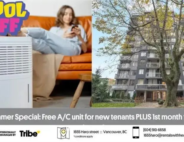 1655 Haro Street- 1st Month Free! | 1655 Haro Street, Vancouver - Photo 1