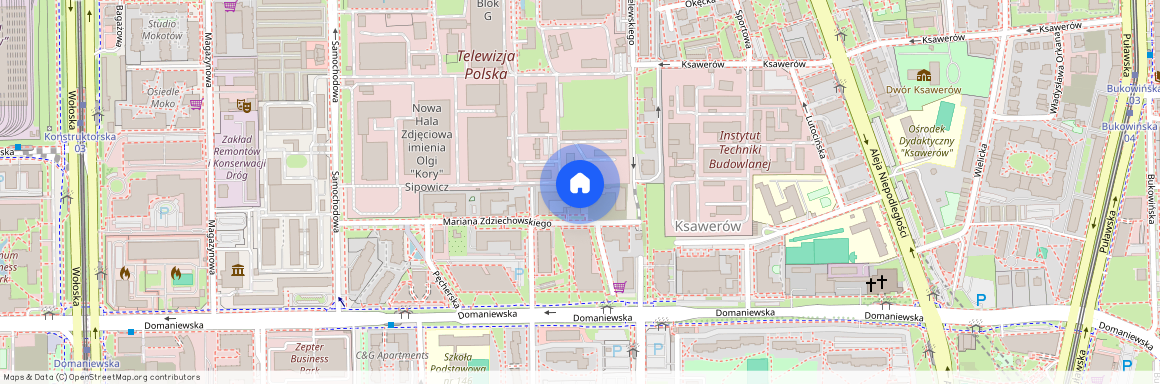 ul. Mariana Zdziechowskiego, Ksawerów, Mokotów, Warszawa, mazowieckie