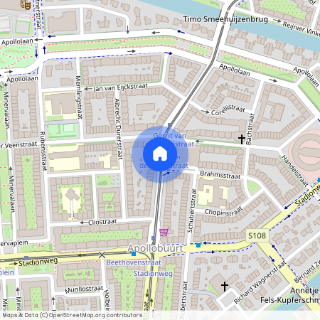 Apollobuurt, 1077 JK, Beethovenstraat, Amsterdam