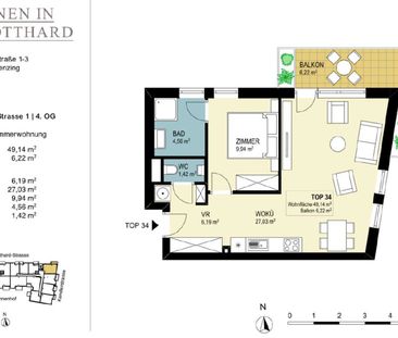 Attraktive 2 Zimmer Wohnung I Balkon I unmittelbar U3 - Photo 3