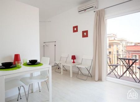 Cheerful studio apartment in Barceloneta located close to the beach - Photo 5