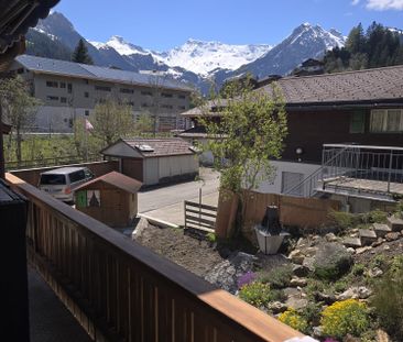 Sonnige 5.5-Zimmer- FERIEN-Wohnung mit Cheminée in Adelboden - Foto 3