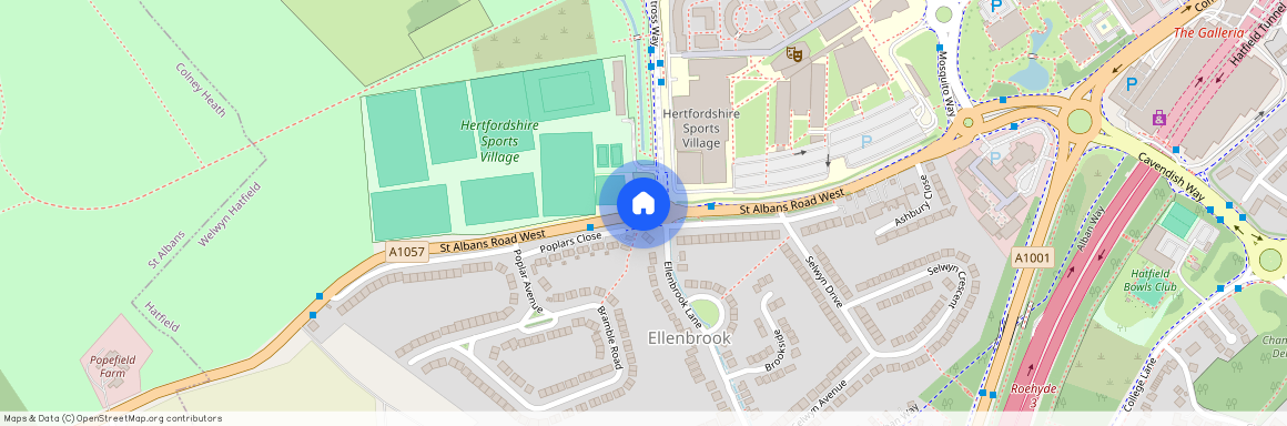 St. Albans Road West, Hatfield AL10