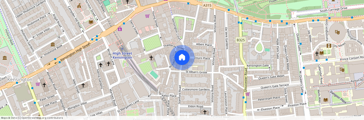 Kensington Court Gardens, Kensington, London, W8