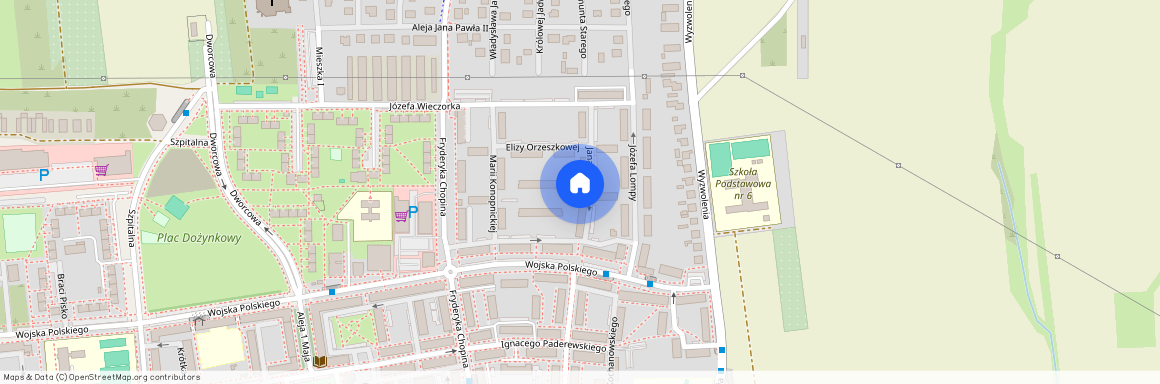 ul. Jana Matejki Boczna, Pyskowice, gliwicki, śląskie