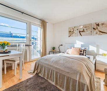 City-Residence: Gut ausgestattetes Apartment mit Balkon in Sachsenh... - Foto 1