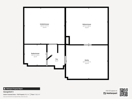 Ruhig gelegene 2-Raum-Altbauwohnung mit Tageslichtbad - Foto 2