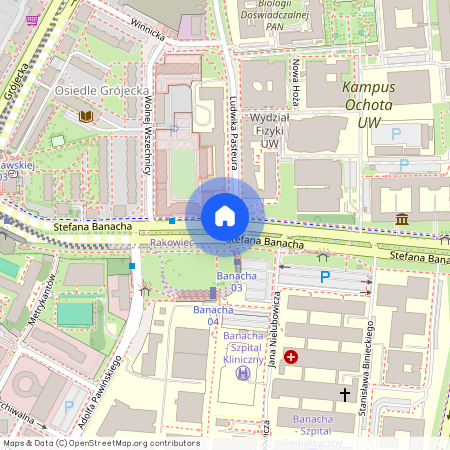 ul. Stefana Banacha, Stara Ochota, Ochota, Warszawa, mazowieckie