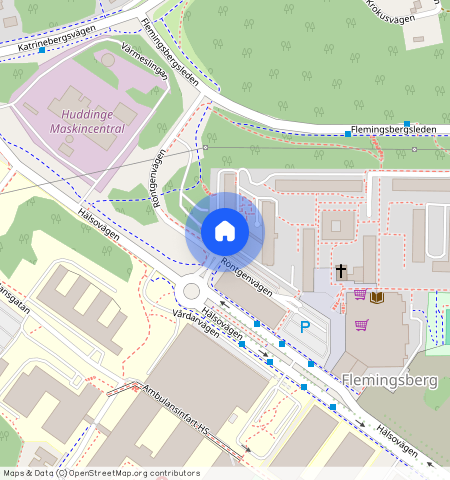 Röntgenvägen, Huddinge