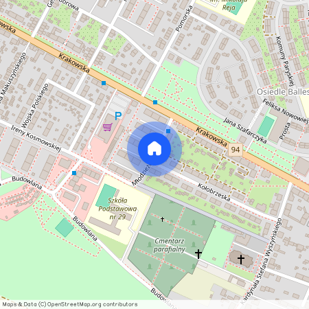 ul. Młodzieżowa, Rokitnica, Zabrze, śląskie