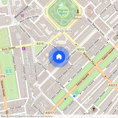 Eaton Place, Belgravia, SW1X