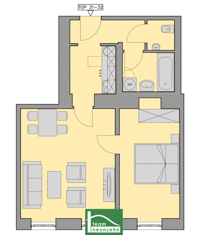 2-Zimmer Wohnung im 10.Bezirk – Renovierter Altbau – Gute Anbindung und Infrastruktur - Photo 5