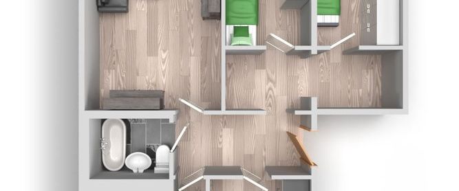 4-Raum-Wohnung Lunzbergring 4 - Photo 1