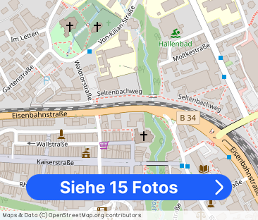 Helle 3-Zimmer-Erdgeschosswohnung mit großer Terrasse - Foto 1