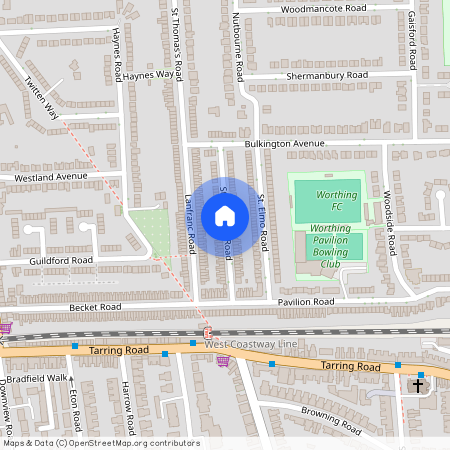 St Anselms Road, Worthing