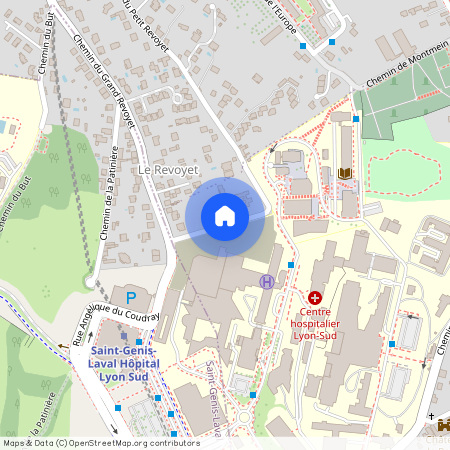 Chemin du Petit Revoyet, Francja, Oullins-Pierre-Bénite