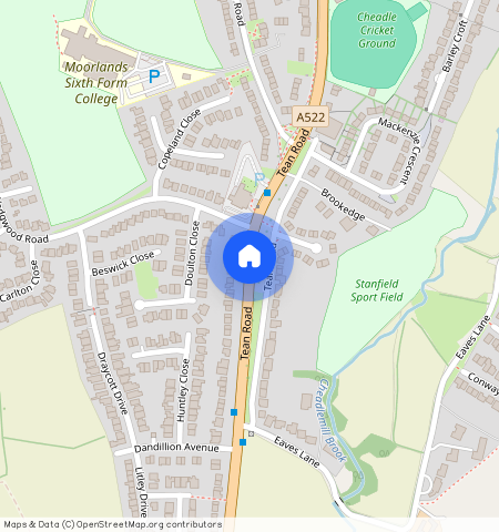 Tean Road, Cheadle, Stoke-On-Trent, ST10