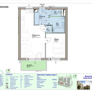 2-Zimmer-Wohnung mit Balkon, Top 7 - Foto 2