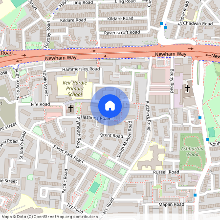 Hastings Road, Canary Wharf, E16, London