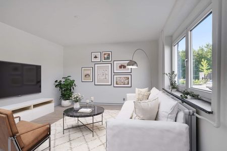 Stor, lys 3-værelses lejlighed - Foto 4