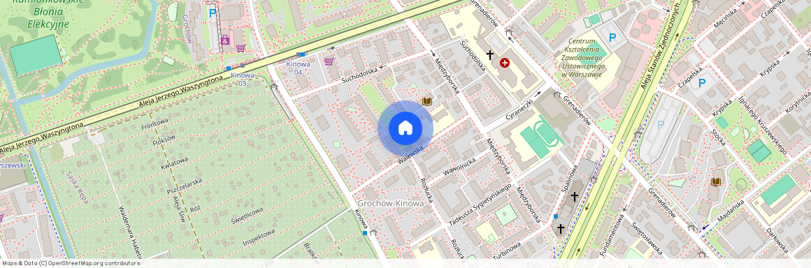 ul. Walewska, Grochów, Praga-Południe, Warszawa, mazowieckie