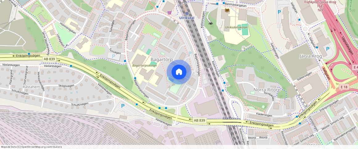 Bagartorpsringen **, Ulriksdal