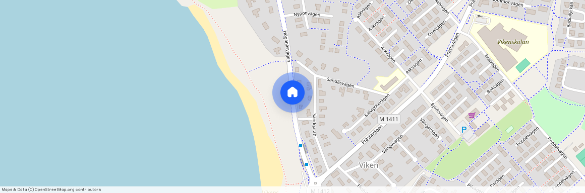 Paradisäpplegatan, Viken