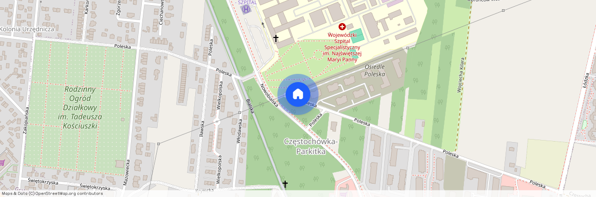 ul. Poleska, Parkitka, Częstochówka-Parkitka, Częstochowa, śląskie