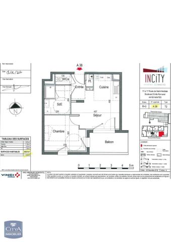 Location Appartement 2 pièces 38m² NANTES 44000 - Photo 5