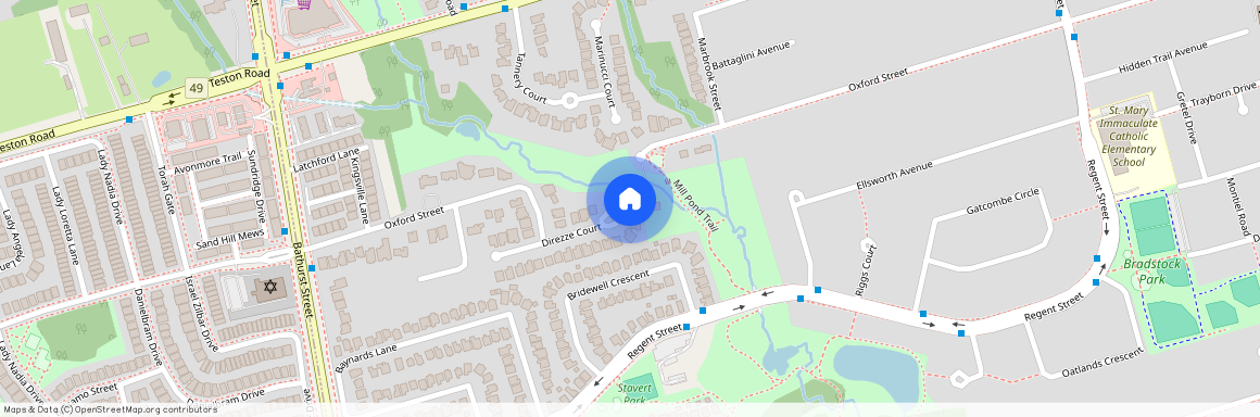 68 Direzze Court #Bsmt, Richmond Hill, Mill Pond