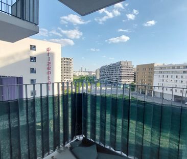 Sonnwendviertel: 1-Zimmer-Wohnung mit Balkon im 12. OG – Fitnessrau... - Foto 6