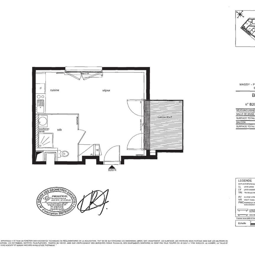 location Appartement T1 DE 33m² À MASSY - Photo 2