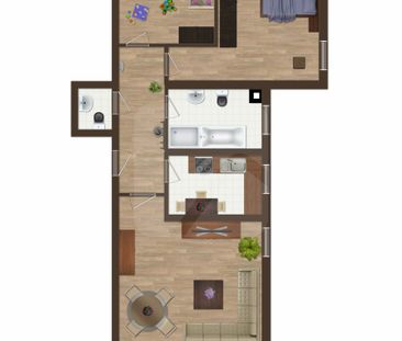 Lüdenscheid: Moderne 3-Zimmer-Dachgeschoss-Wohnung mit kleinem Balkon - Foto 1