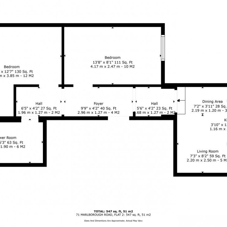 Flat 2, 71 Marlborough Road, Broomhill, Sheffield - Photo 1