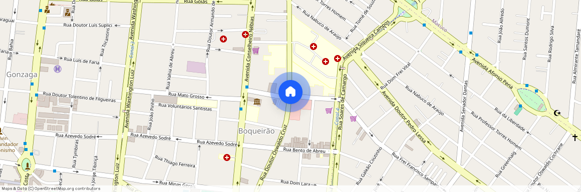 Rua Doutor Lobo Viana, Boqueirão - Santos