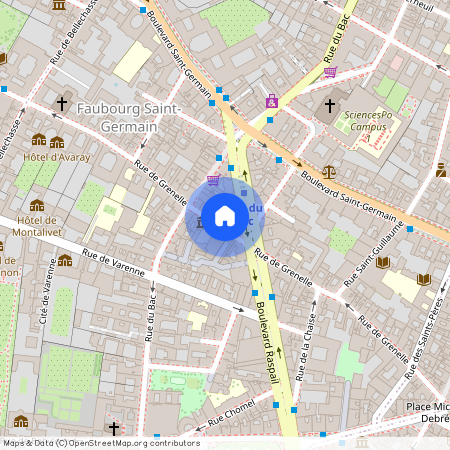 Grenelle 62, Rue de Grenelle, Paris