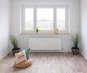 Am Stadtrand gelegene 3-Raum-Wohnung mit Balkon - Foto 4