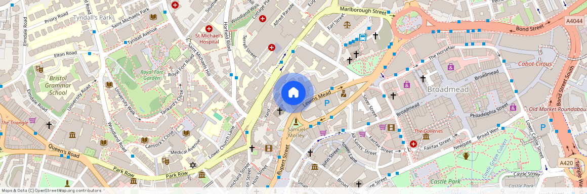 Lewins Mead, Bristol, Somerset, BS1