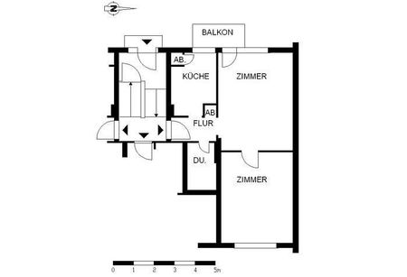 Renovierte 2-Zimmer-Wohnung mit Balkon - Foto 3